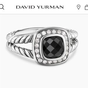 David Yurman Petite Albion Ring with Diamonds 7mm